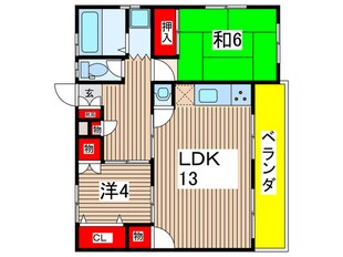 コート佐渡の物件間取画像